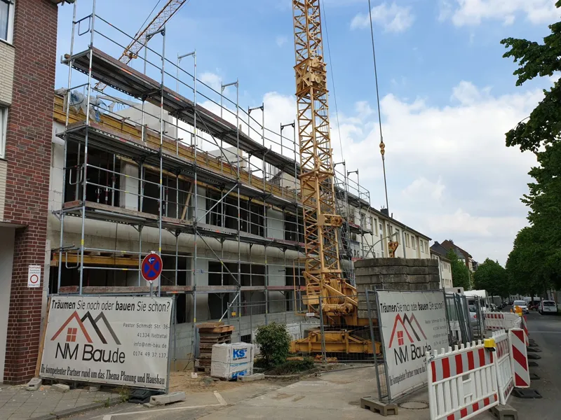 12 Wohnungen, Mönchengladbach – Rohbau